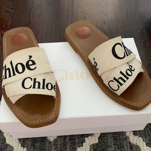 Chloe Woody Sandals 39 US size 8